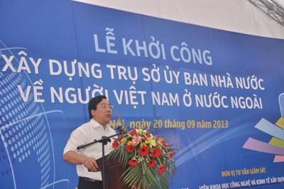 Khởi công xây dựng mới Trụ sở Ủy ban Nhà nước về người Việt Nam ở nước ngoài - ảnh 3