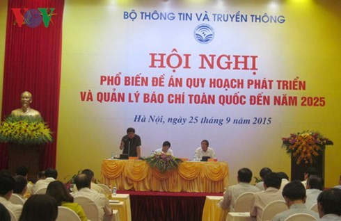 Công bố quy hoạch báo chí đến năm 2025 - ảnh 1