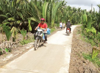  Đồng bào Khmer Trà Vinh với phong trào hiến đất xây dựng nông thôn mới - ảnh 1