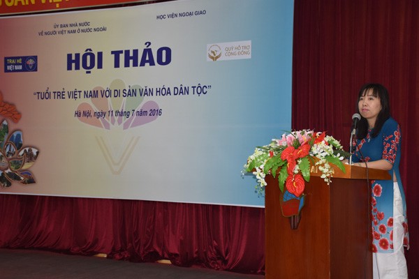 Thảo luận về di sản văn hóa cùng sinh viên Học viện Ngoại giao - ảnh 2