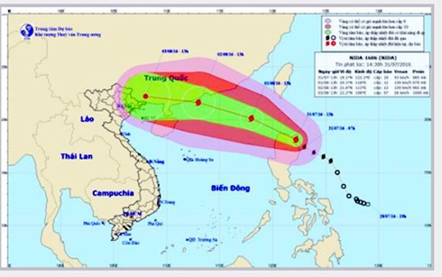 Bão số 2 có khả năng di chuyển về phía Bắc Bộ và gây mưa lớn - ảnh 1