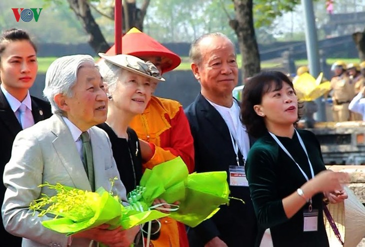 Nhà vua Nhật Bản và Hoàng hậu cảm kích vì sự tiếp đón trọng thị và chân tình của người dân cố đô Huế - ảnh 1