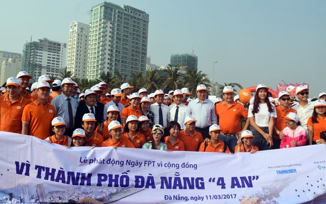 3.000 người tham gia “Ngày FPT vì cộng đồng, vì thành phố 4 An” tại Đà Nẵng - ảnh 1