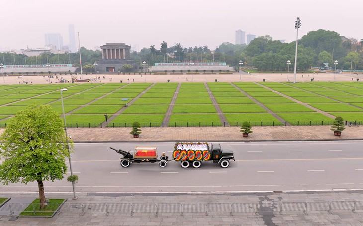 Xúc động hình ảnh lễ truy điệu nguyên Chủ tịch nước Lê Đức Anh - ảnh 17