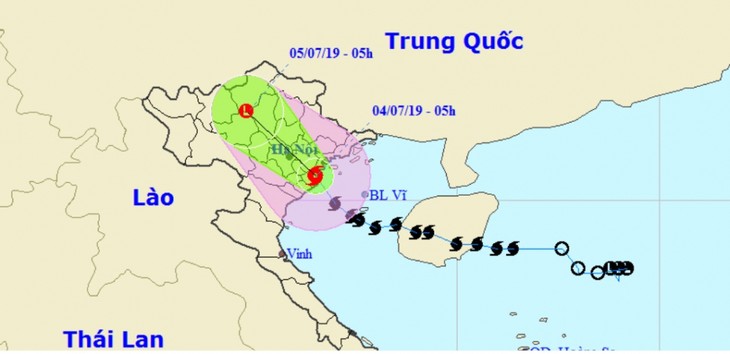 Bão số 2 giật cấp 11 đổ bộ Hải Phòng đến Nam Định, toàn vùng mưa dông gió giật - ảnh 1