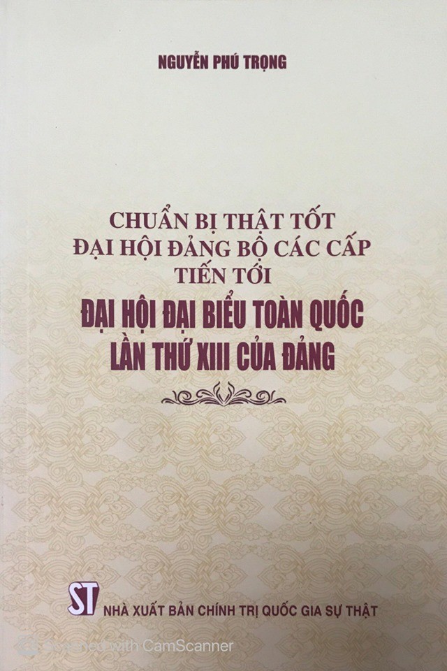 Công bố nhiều ấn phẩm về công tác chuẩn bị Đại hội XIII của Đảng - ảnh 1