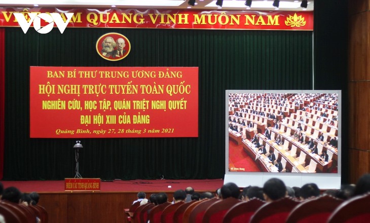 Đảng viên hào hứng nghe quán triệt trực tiếp Nghị quyết Đại hội XIII - ảnh 4