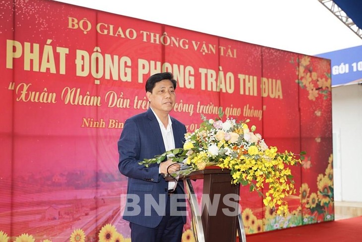 Phát động thi đua trên các công trường giao thông năm 2022 - ảnh 1