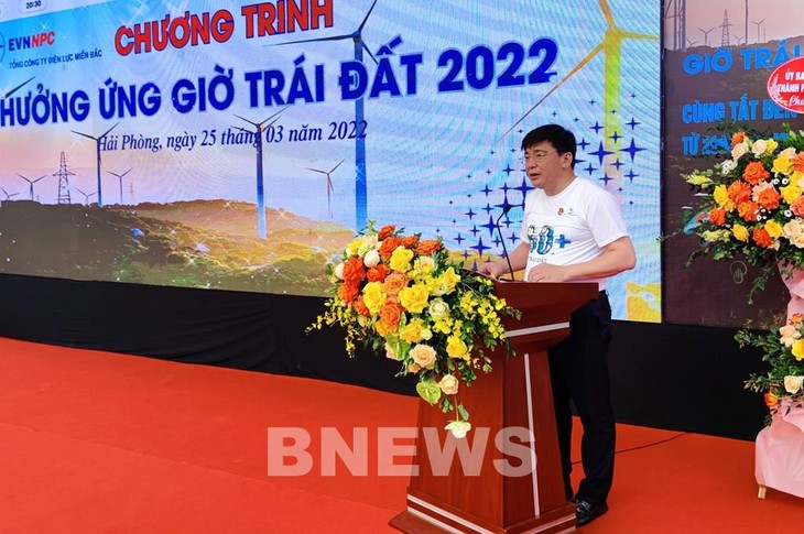 Nhiều hoạt động ý nghĩa của EVNNPC hưởng ứng chiến dịch Giờ Trái đất 2022 - ảnh 1