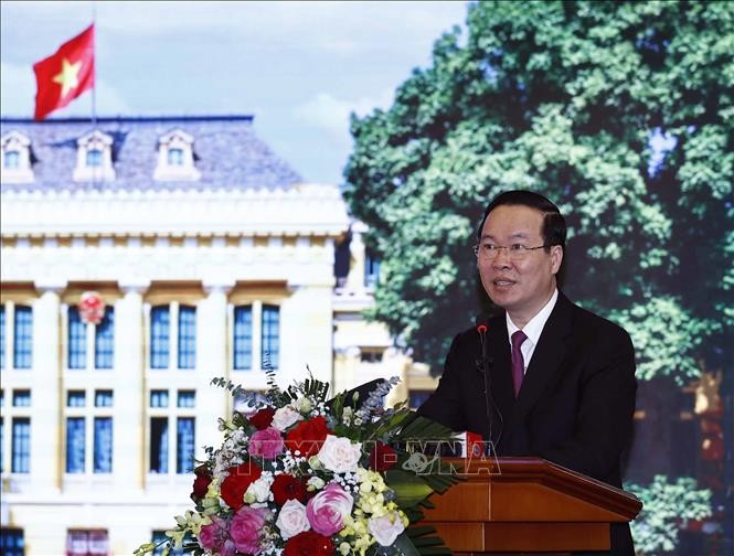 Chủ tịch nước Võ Văn Thưởng làm việc với Ban cán sự Đảng Tòa án nhân dân tối cao - ảnh 1