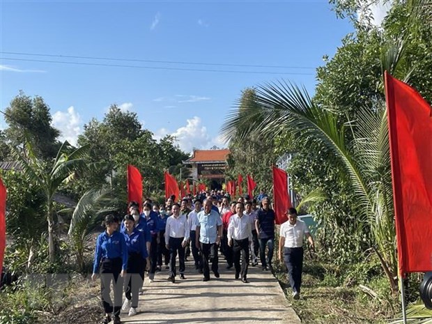 Bạc Liêu: Khánh thành “Đường cờ Tổ quốc” tại Khu Di tích lịch sử quốc gia đặc biệt Căn cứ Cái Chanh - ảnh 1