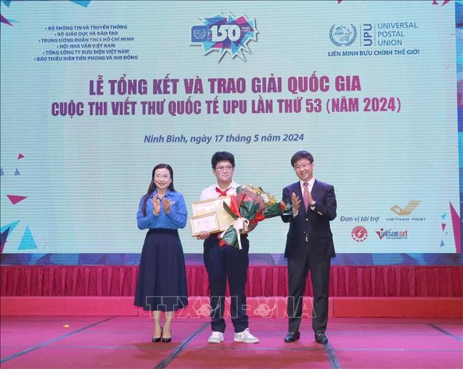 Tổng kết và trao giải Cuộc thi viết thư quốc tế UPU lần thứ 53 - ảnh 1