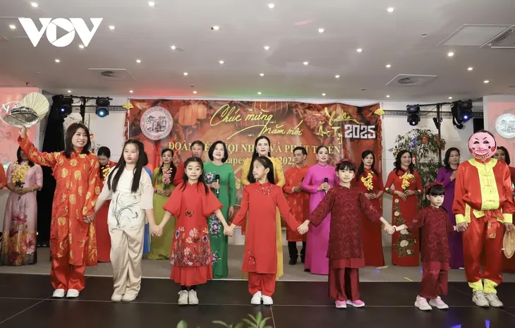 Ấm áp chương trình mừng Xuân Tết Ất Tỵ 2025 tại Hungary - ảnh 4