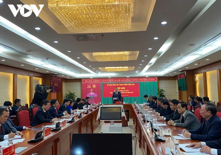 Tổng Bí thư Tô Lâm dự Hội nghị bàn giao công tác của Chủ nhiệm Ủy ban Kiểm tra Trung ương - ảnh 1