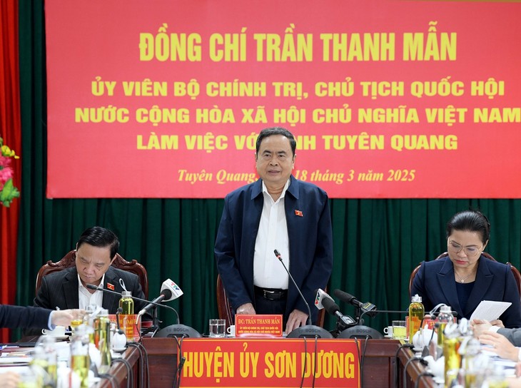 Chủ tịch Quốc hội Trần Thanh Mẫn: Tuyên Quang cần tạo không gian, động lực mới cho phát triển - ảnh 1