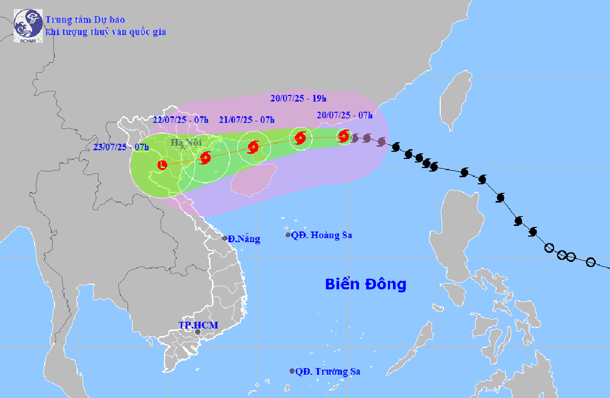 Bão số 3 giật cấp 14, cách Quảng Ninh-Hải Phòng khoảng 705km - ảnh 1
