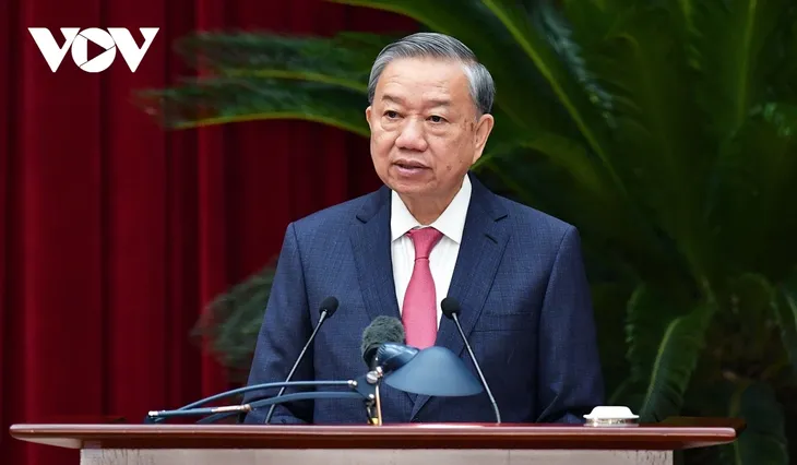 Toàn văn phát biểu của Tổng Bí thư Tô Lâm tại phiên bế mạc Hội nghị Trung ương 13 - ảnh 1