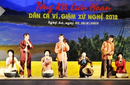 Bế mạc Liên hoan dân ca Ví Giặm xứ Nghệ - ảnh 1