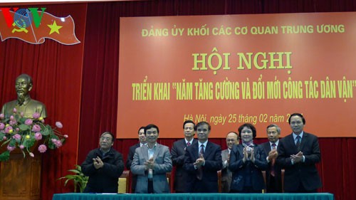 Triển khai Năm tăng cường và đổi mới công tác dân vận 2014    - ảnh 1