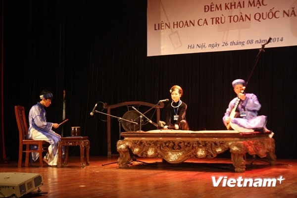 Khai mạc Liên hoan Ca trù 2014 - ảnh 1