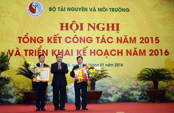 Phó TT Hoàng Trung Hải chỉ đạo hội nghị tổng kết ngành tài nguyên môi trường - ảnh 1