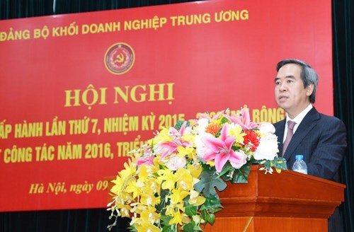 Đảng bộ Khối Doanh nghiệp Trung ương triển khai nhiệm vụ năm 2017  - ảnh 1