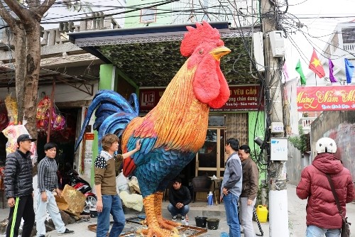 Hải Phòng: Làm đàn gà khủng chơi Tết  - ảnh 1