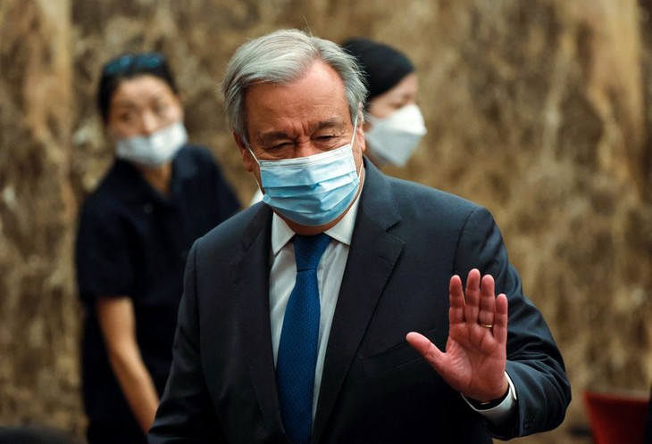 UN chief urges demilitarized zone around Ukraine nuclear power plant - ảnh 1