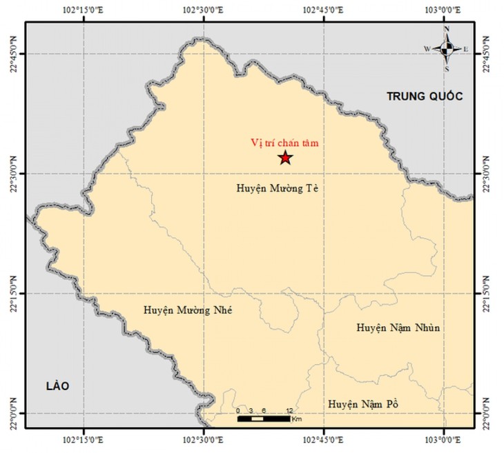 4.4-magnitude earthquake hits northwestern mountainous district - ảnh 1