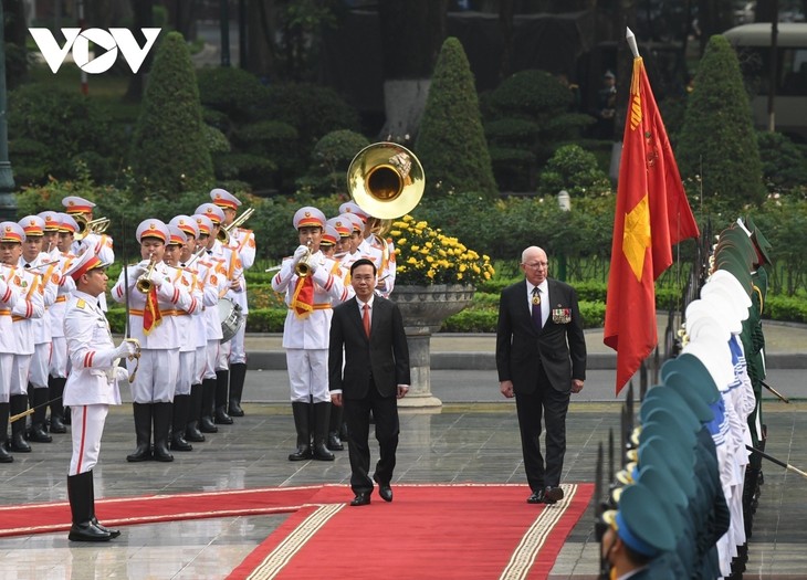 President welcomes Governor General of Australia on State visit - ảnh 1