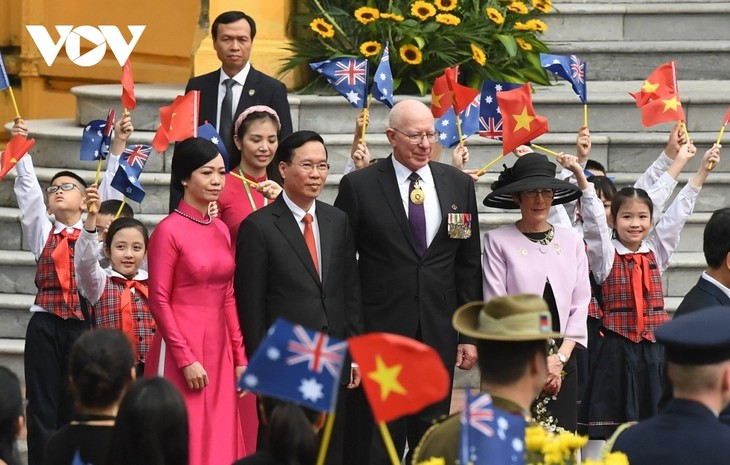 President welcomes Governor General of Australia on State visit - ảnh 2