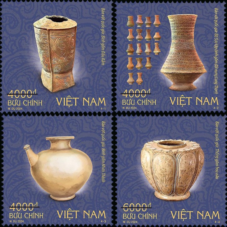 New stamps depict national ceramic treasures - ảnh 1