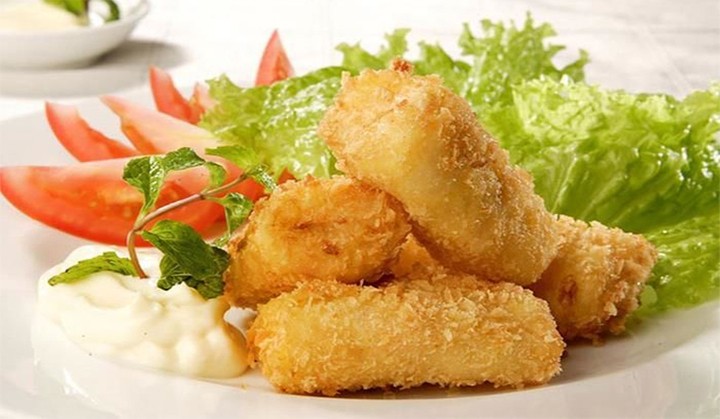 Deep fried seafood spring roll - ảnh 1