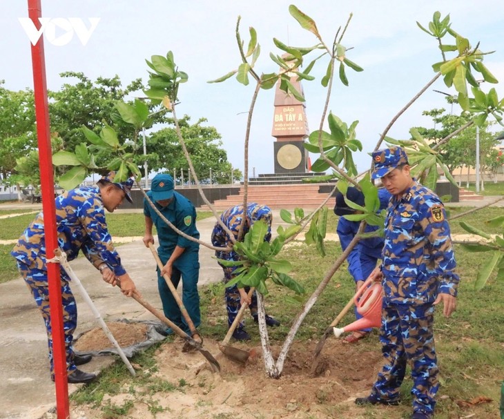 Truong Sa launches “Tree-Planting Festival” - ảnh 1