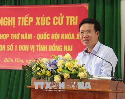 Hoạt động tiếp xúc cử tri ở một số địa phương trong cả nước - ảnh 1