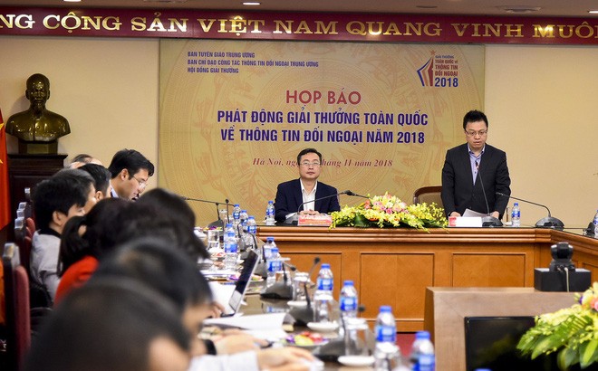 Phát động Giải thưởng toàn quốc về thông tin đối ngoại năm 2018 - ảnh 1