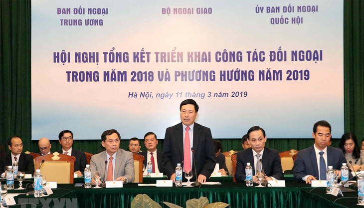 Nâng cao hơn nữa hiệu quả của công tác đối ngoại trong năm 2019 - ảnh 1