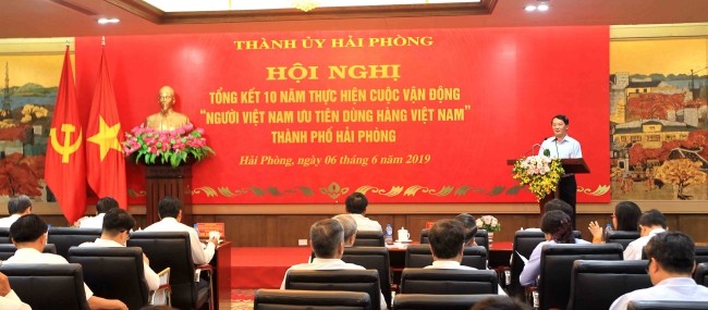 Hải Phòng tổng kết 10 năm thực cuộc vận động “Người Việt Nam ưu tiên dùng hàng Việt Nam” - ảnh 1