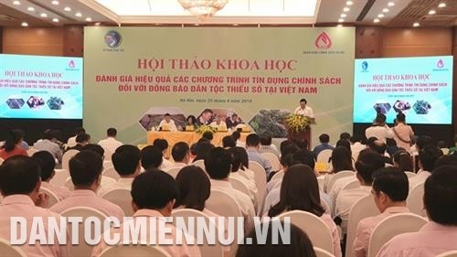 Đánh giá hiệu quả các chương trình tín dụng chính sách đối với đồng bào dân tộc thiểu số - ảnh 1