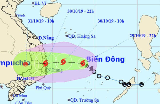 Thông báo cho hơn 56 nghìn phương tiện biết diễn biến bão số 5 - ảnh 1