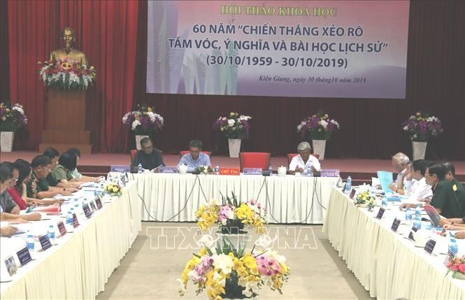 Hội thảo khoa học 60 năm “Chiến thắng Xẻo Rô - tầm vóc, ý nghĩa và bài học lịch sử“ - ảnh 1