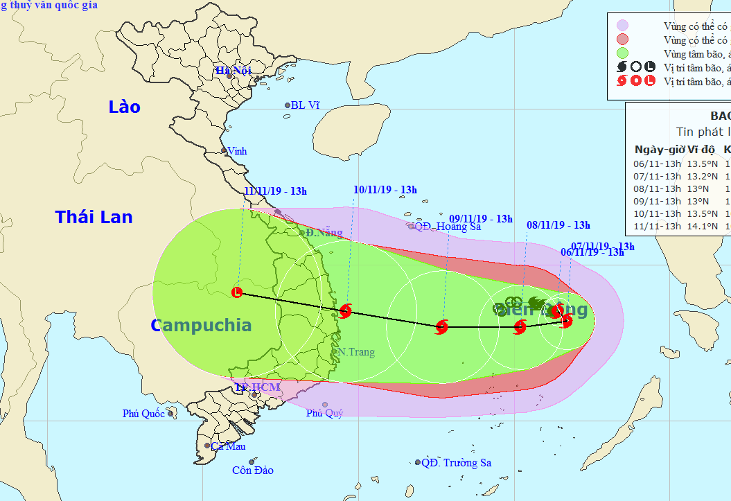 Bão số 6 mạnh cấp 12 sẽ tăng tốc, chuyển hướng về Việt Nam - ảnh 1
