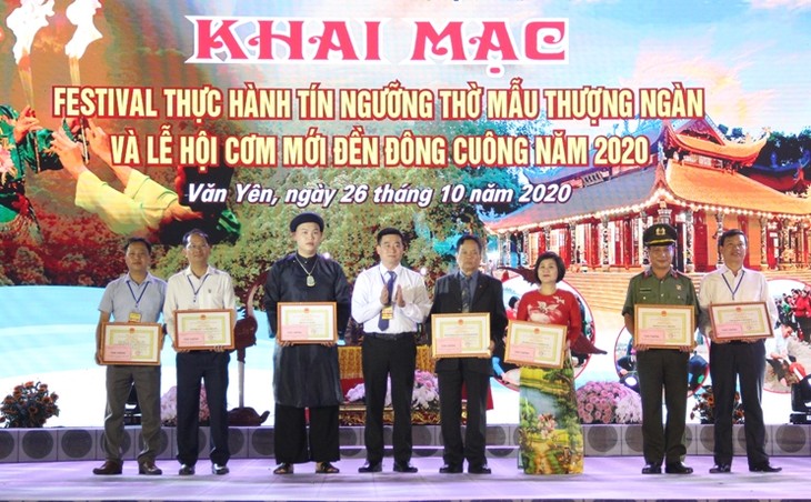 Khai mạc Festival thực hành tín ngưỡng thờ Mẫu Thượng Ngàn năm 2020 - ảnh 1