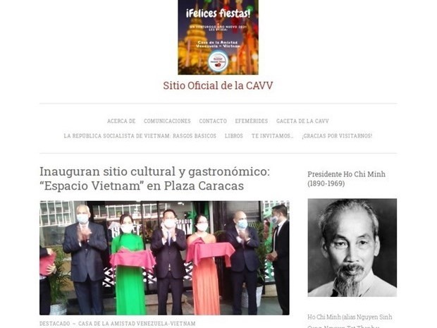Khai trương trang thông tin điện tử của Hội Hữu nghị Venezuela-Việt Nam - ảnh 1