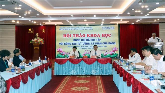 Hội thảo khoa học Hà Huy Tập với công tác tư tưởng, lý luận của Đảng - ảnh 1