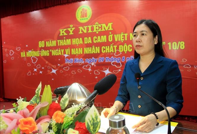 Tỉnh Thái Bình kỷ niệm 60 năm thảm họa da cam ở Việt Nam - ảnh 1