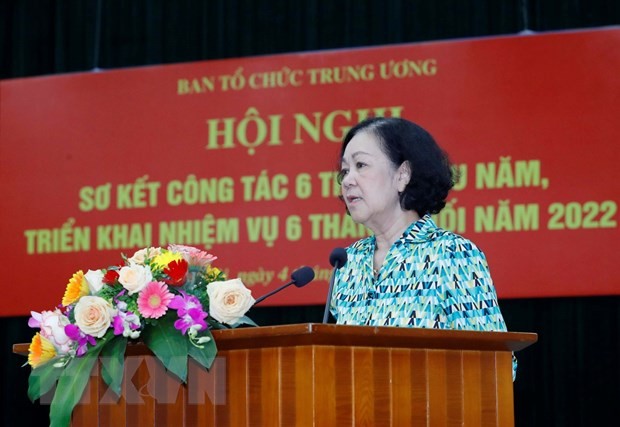 Trưởng Ban Tổ chức Trung ương Trương Thị Mai: Đẩy mạnh kiểm tra, giám sát về công tác tổ chức cán bộ - ảnh 1