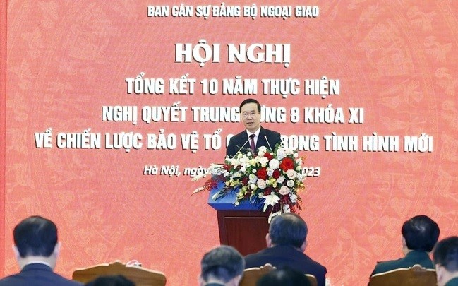 Chủ tịch nước Võ Văn Thưởng: Phát huy vai trò của công tác đối ngoại để nâng cao hơn nữa vị thế quốc gia - ảnh 1