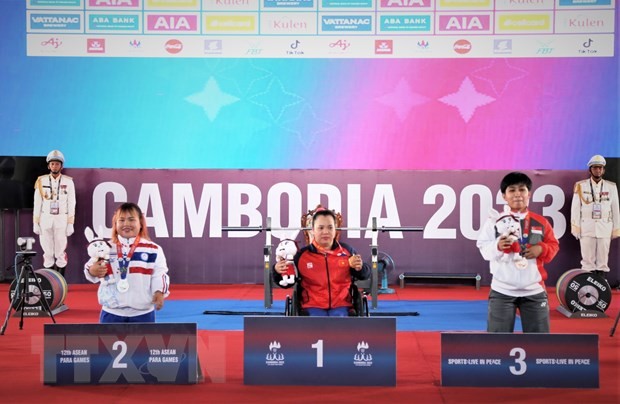  ASEAN Para Games 12: Việt Nam đứng thứ 2 trên bảng tổng sắp huy chương - ảnh 1