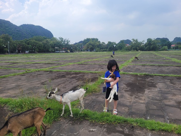 Đoàn thiếu nhi và giáo viên kiều bào Hàn Quốc thăm danh thắng Tràng An, cố đô Hoa Lư ở Ninh Bình - ảnh 11